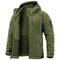 Mens Winter Tactical Fleece Jacket With Multiple Pockets And Hood 7