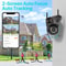 4K HD Dual Lens WiFi Security Camera With Auto Tracking And Night Vision 2