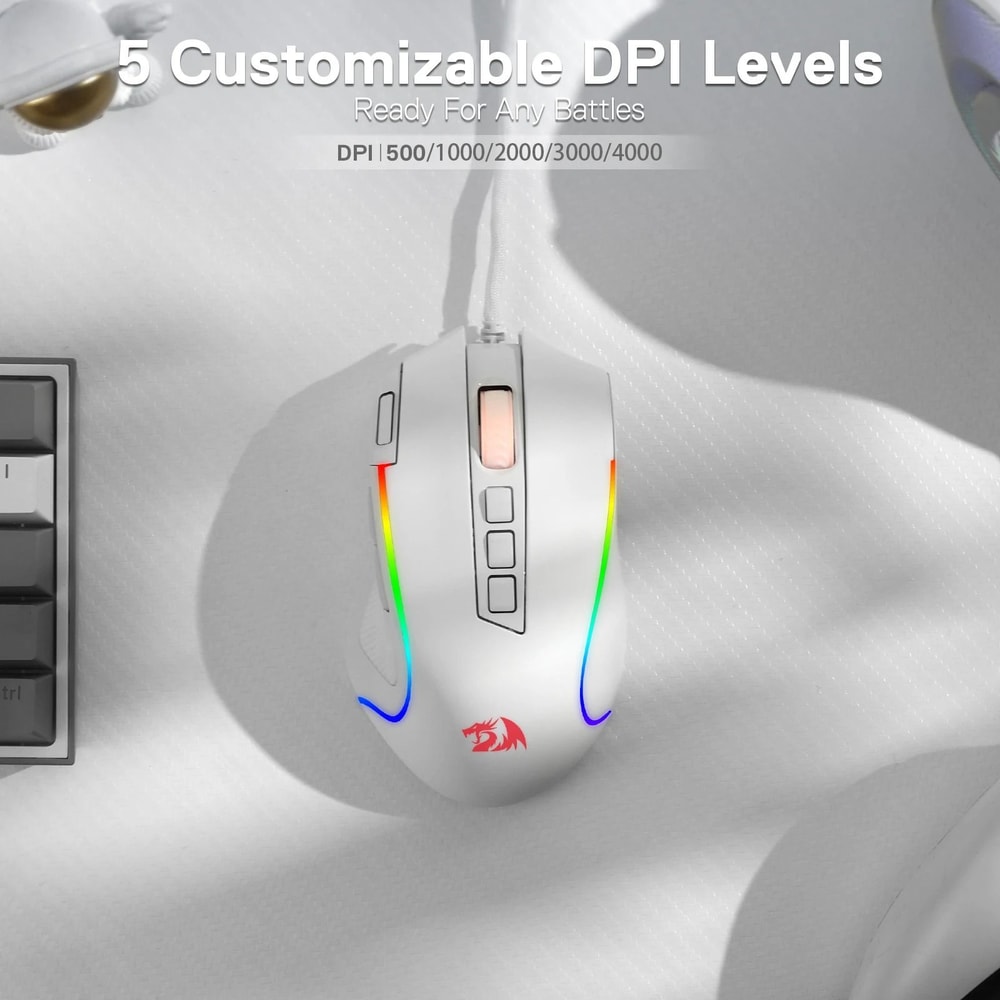 RGB Wired Gaming Mouse With 8000 DPI And Programmable Buttons 5