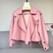 Womens Genuine Sheepskin Leather Jacket For Winter And Spring 8