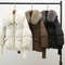 Womens Warm Thick Cotton Padded Jacket With Fur Collar 0