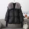 Womens Warm Thick Cotton Padded Jacket With Fur Collar 6