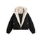 Unisex Retro Plush Winter Jacket With Fur Collar 5