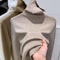 Womens Slim Fit Turtleneck Knitted Sweater For Autumn And Winter 0