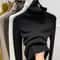 Womens Slim Fit Turtleneck Knitted Sweater For Autumn And Winter 5