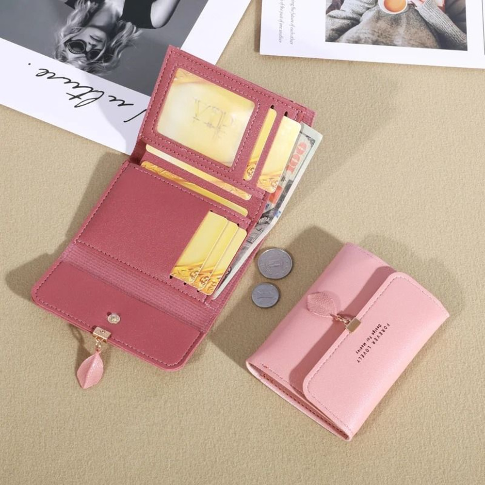 Womens Trifold Wallet With Coin Pocket And Card Holder 3