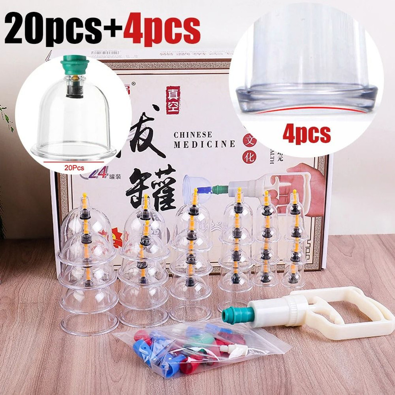 Vacuum Cupping Therapy Set For Muscle Relaxation And Circulation 8