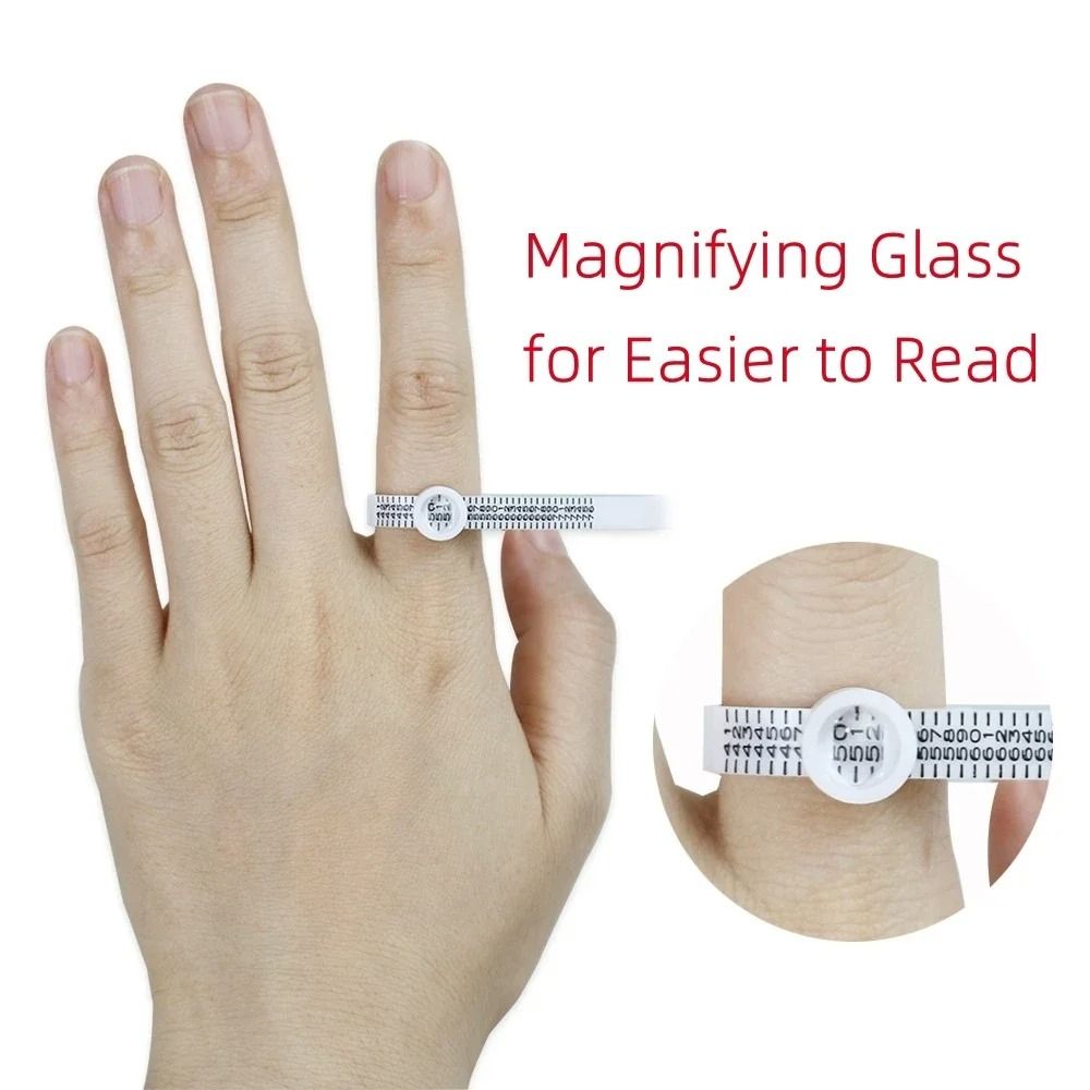 Adjustable Ring Measuring Tool With Magnifier 2
