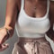 Solid Bodycon Sexy Bodysuit Casual Basic White Summer Bodysuit Women Tops Sleeveless Sheer Slim Jum 1