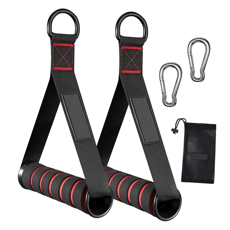 Exercise Handles Resistance Band Handle Set For Cable Machine And Pulley System 0