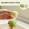 Reusable Washable Lint Remover Clothes Hair Sticky Roller Portable Pet Hair Dust Brush 2