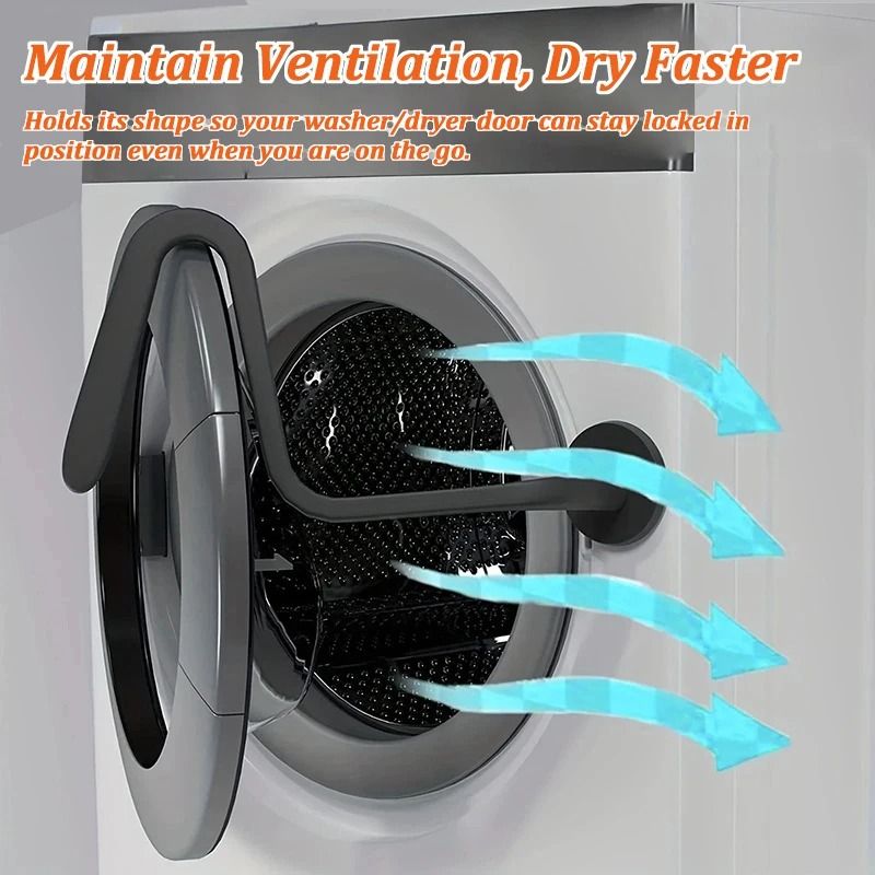 Silicone Washer Door Prop Magnetic Washing Machine Door Holder Keep Washer Door Open 1