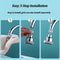 360 Degree Rotating Kitchen Faucet Aerator Four Modes Anti Splash Tap Nozzle Sink Washbasin Adapter 4