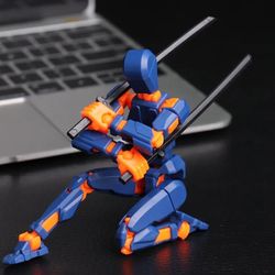 multi jointed movable shapeshift robot 3d printed mannequin dummy action figure toy
