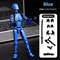 Multi Jointed Movable Shapeshift Robot 3D Printed Mannequin Dummy Action Figure Toy 4