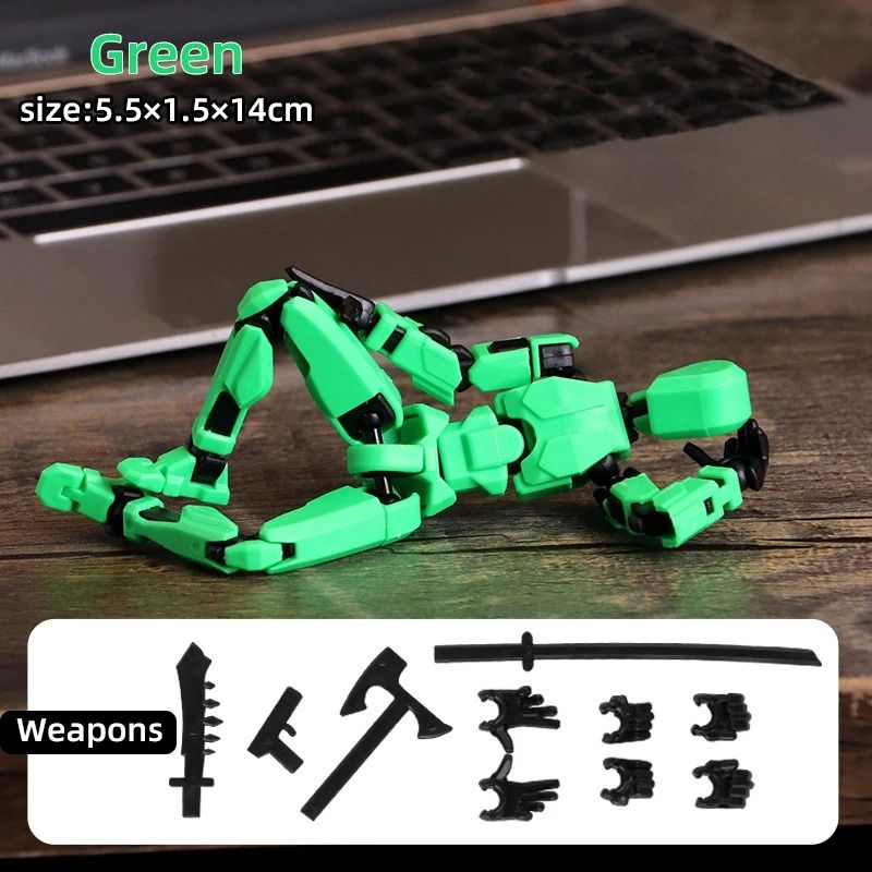 Multi Jointed Movable Shapeshift Robot 3D Printed Mannequin Dummy Action Figure Toy 6