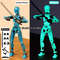 Multi Jointed Movable Shapeshift Robot 3D Printed Mannequin Dummy Action Figure Toy 12
