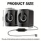Computer Speakers PC Sound Box HIFI Stereo USB Wired With LED Light For Desktop Computer 5