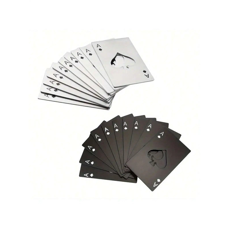 Stainless Steel Spades A Winemaker Bottle Opener Playing Cards Bottle Opener Credit Card Beer Bottl 10