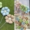 Matte Macaron Daisy Flower Aluminum Foil Balloon Party Decoration 0