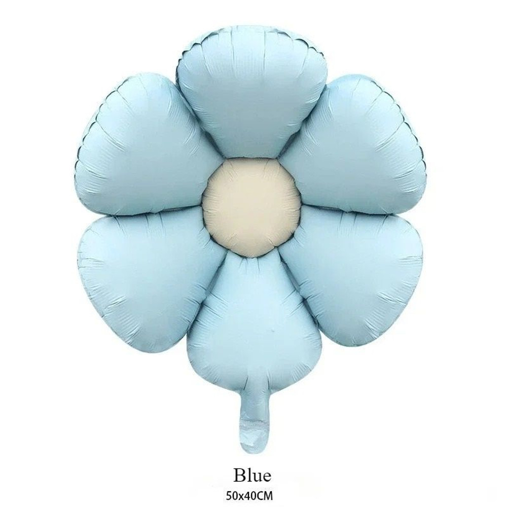 Matte Macaron Daisy Flower Aluminum Foil Balloon Party Decoration 8