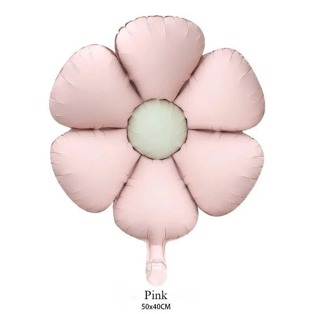 Matte Macaron Daisy Flower Aluminum Foil Balloon Party Decoration 10