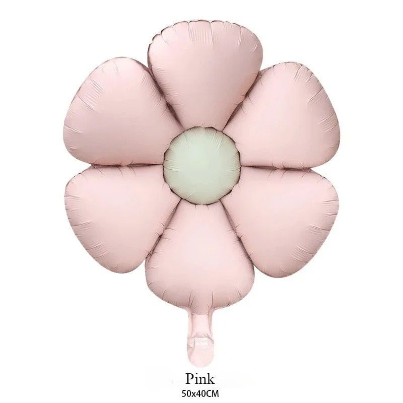 Matte Macaron Daisy Flower Aluminum Foil Balloon Party Decoration 10