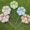 Matte Macaron Daisy Flower Aluminum Foil Balloon Party Decoration 1