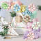 Matte Macaron Daisy Flower Aluminum Foil Balloon Party Decoration 3