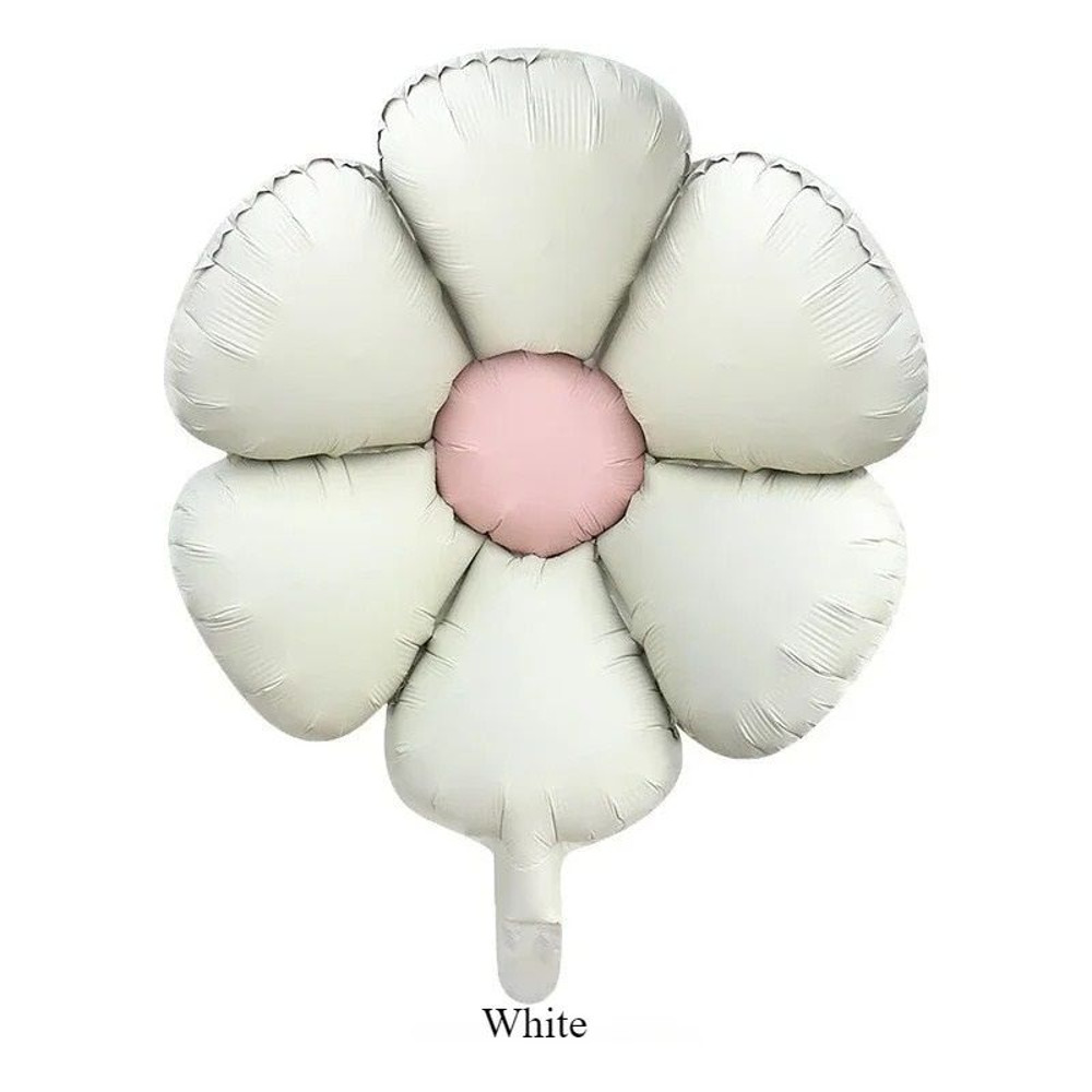 Matte Macaron Daisy Flower Aluminum Foil Balloon Party Decoration 7