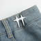 Adjustable Waist Buckle Clips Retractable Pin Clips For Jeans Pants Skirts Waist Tightener 12
