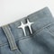 Adjustable Waist Buckle Clips Retractable Pin Clips For Jeans Pants Skirts Waist Tightener 12