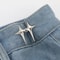 Adjustable Waist Buckle Clips Retractable Pin Clips For Jeans Pants Skirts Waist Tightener 4
