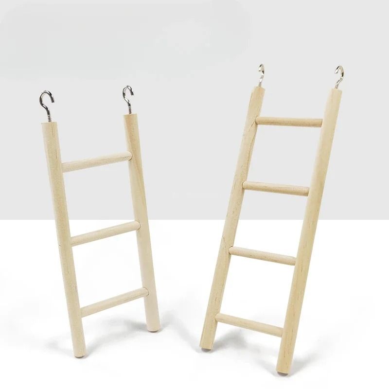 Wooden Climbing Ladder Toy For Hamsters Birds And Small Pets 5