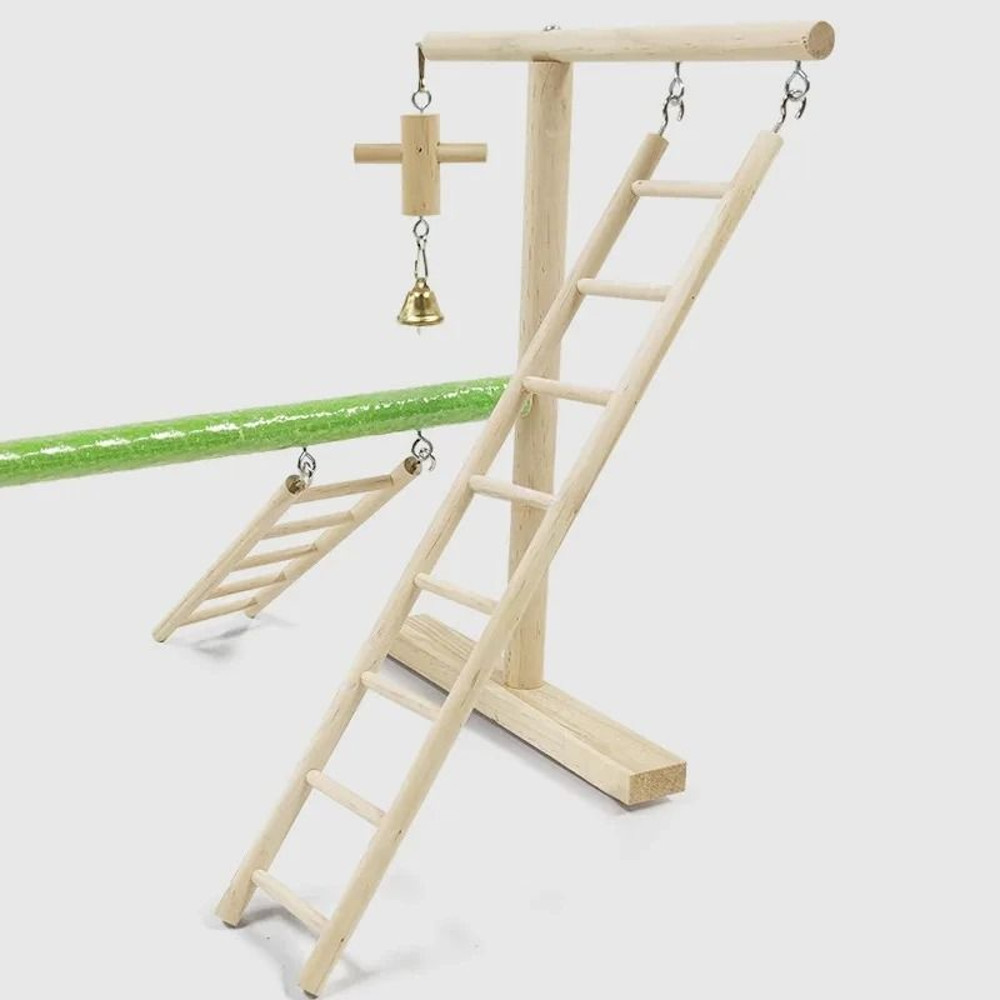 Wooden Climbing Ladder Toy For Hamsters Birds And Small Pets 6