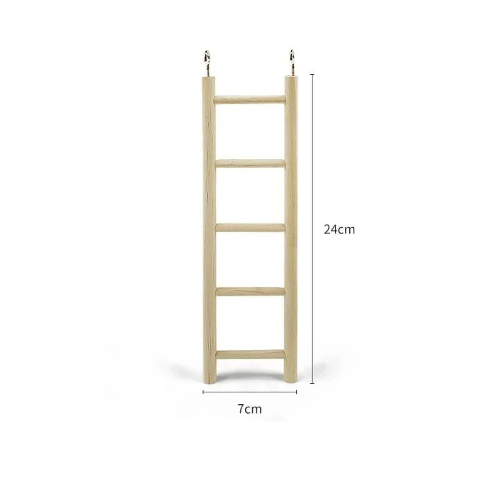 Wooden Climbing Ladder Toy For Hamsters Birds And Small Pets 9