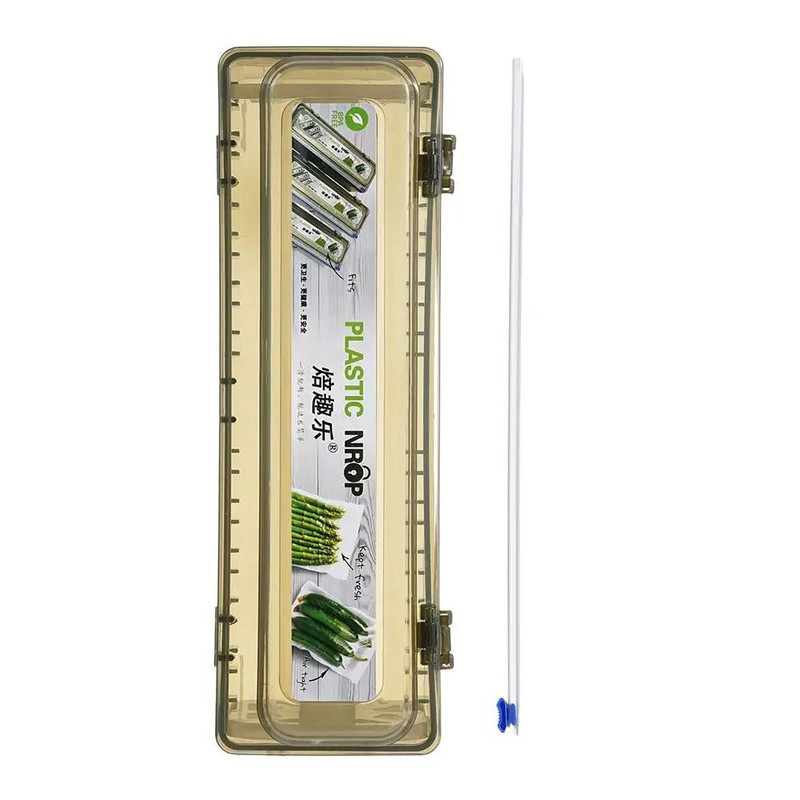 Food PE Large Roll Box Packaging Cling Film Cutter Dispenser 6