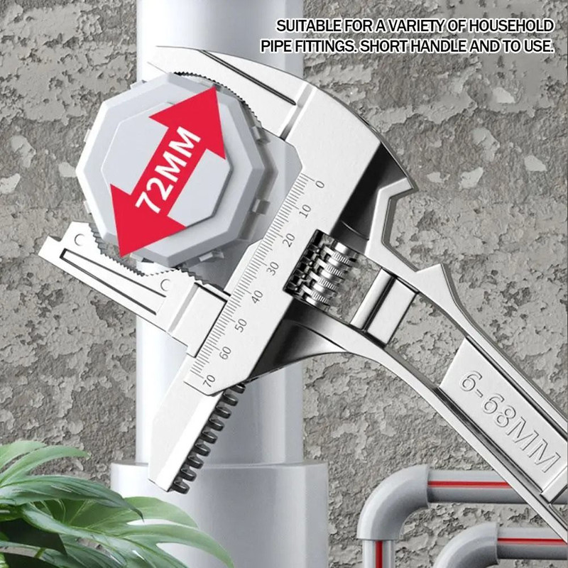 Universal Adjustable Wrench Set For Home And Bathroom Repair 1