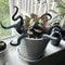 Sea Tentacle Seven Piece Resin Plant Pot Decoration Set 0
