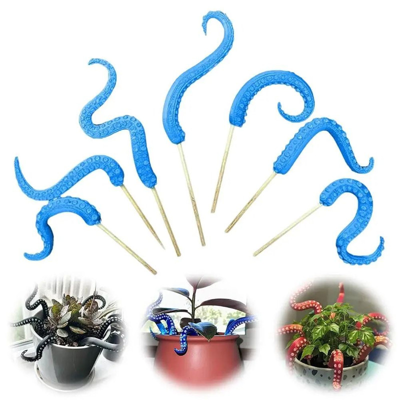 Sea Tentacle Seven Piece Resin Plant Pot Decoration Set 2