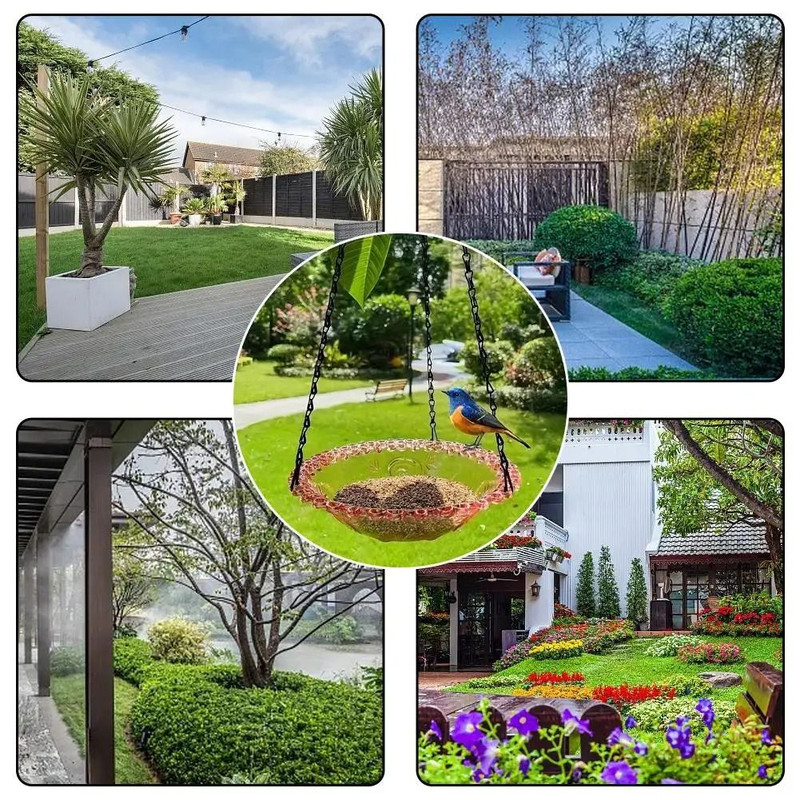 Hanging Outdoor Bird Feeder For Garden And Courtyard Decoration 5