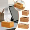 Bamboo Wood Tissue Storage Box For Home And Office 0