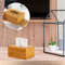 Bamboo Wood Tissue Storage Box For Home And Office 2
