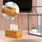 Bamboo Wood Tissue Storage Box For Home And Office 2