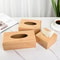 Bamboo Wood Tissue Storage Box For Home And Office 3
