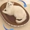 Round Corrugated Cat Scratcher Bed For Claw Care And Playtime 2