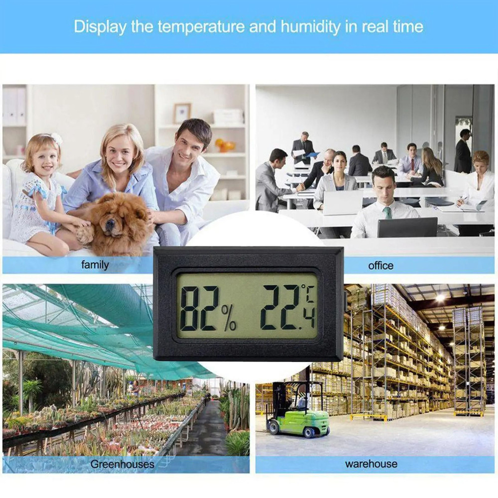 Mini LCD Digital Thermometer And Hygrometer For Indoor Use 2