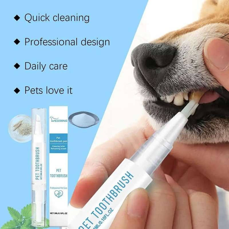 Soft Silicone Finger Toothbrush For Dogs And Cats 1