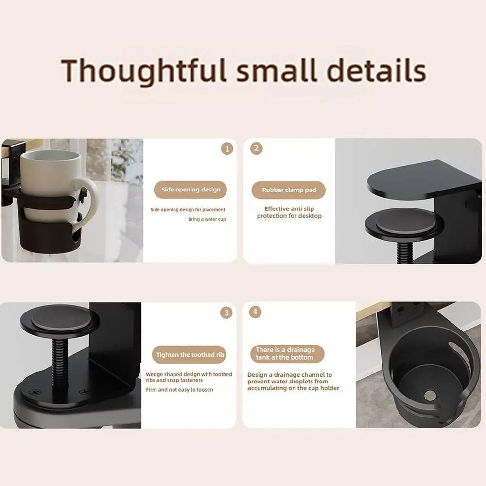 Desktop Rotating Cup Holder Organizer 3