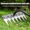 Carbon Steel Garden Hand Rake For Weeding And Soil Scarifying 4